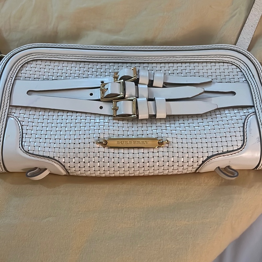 Burberry crossbody and clutch..